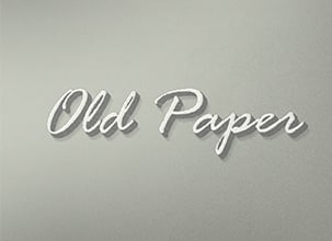 Old Paper Text Effect