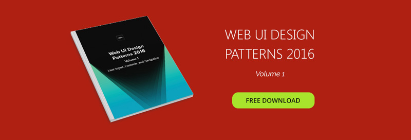 Web UI Design Patterns