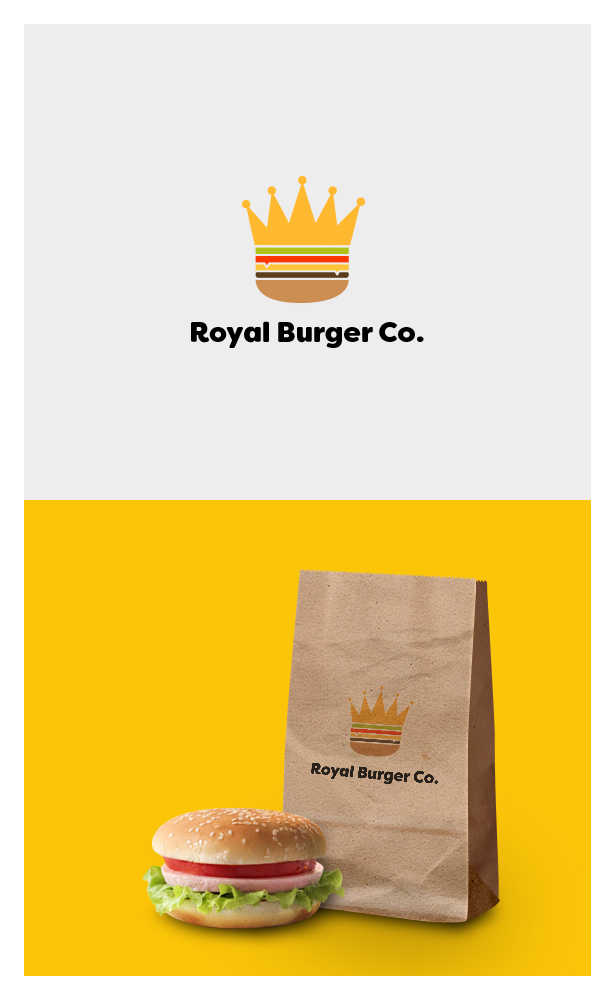 Vector Burger Logo Design