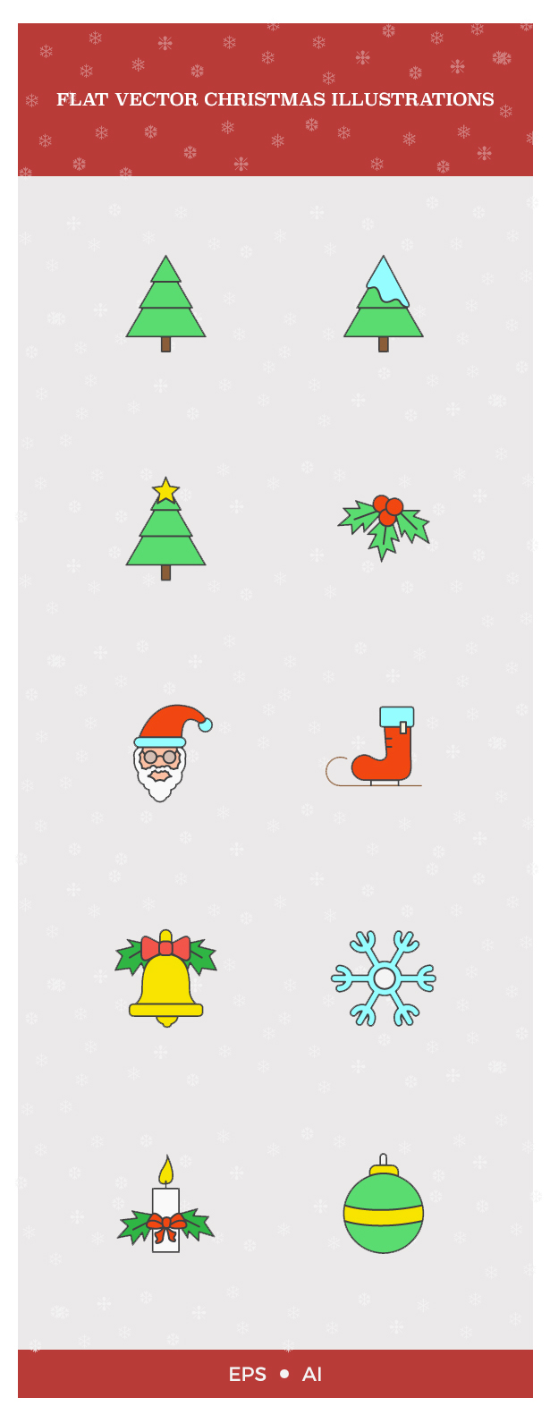 Free Vector Christmas Icons