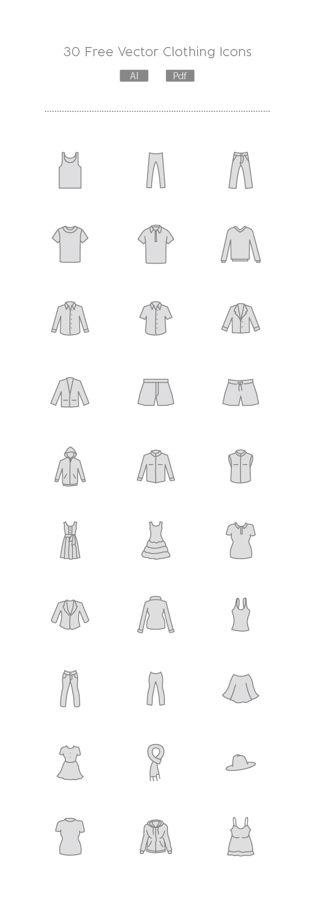 Clothing Icons