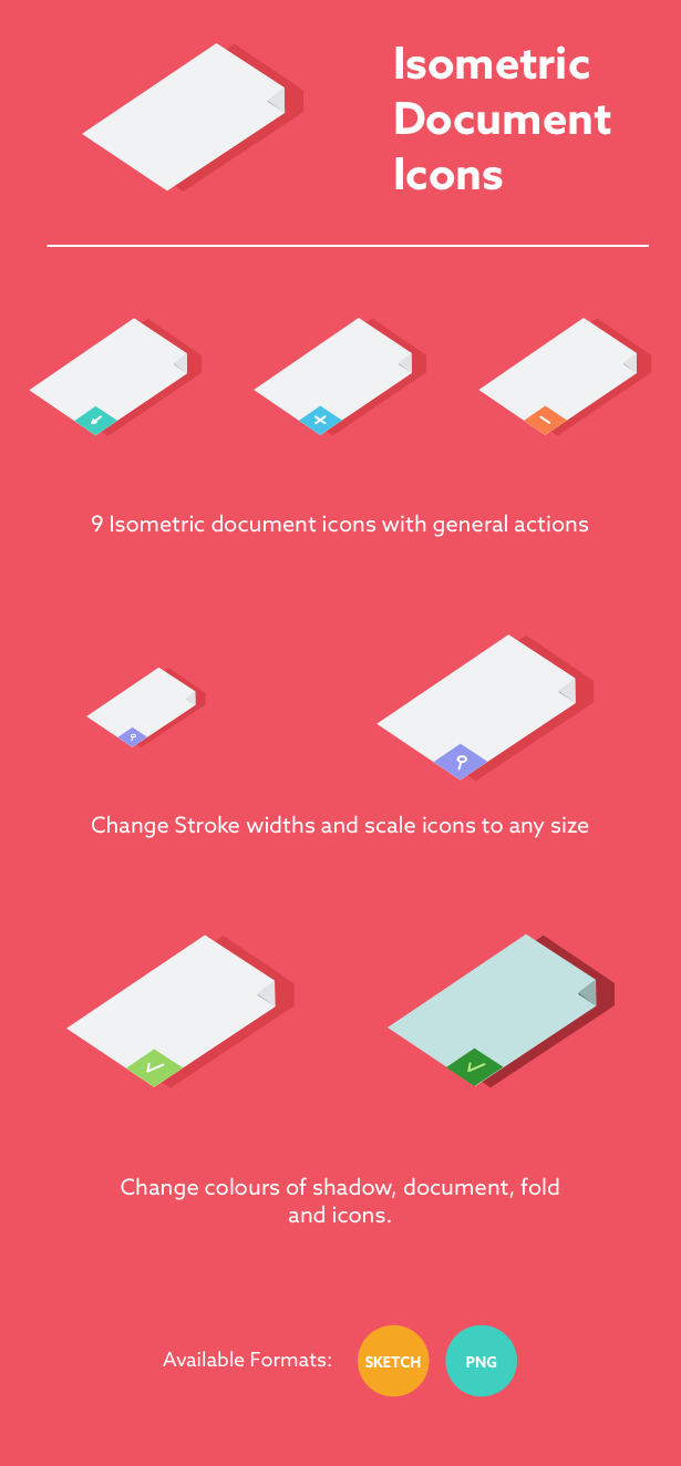 Isometric Document Icons