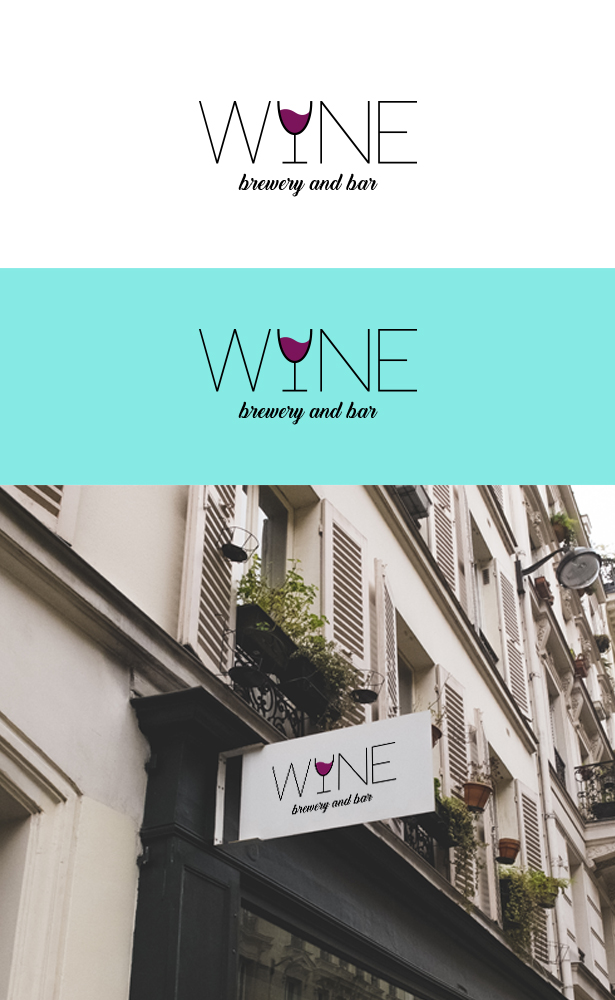 Free Vector Wine/Bar Logo