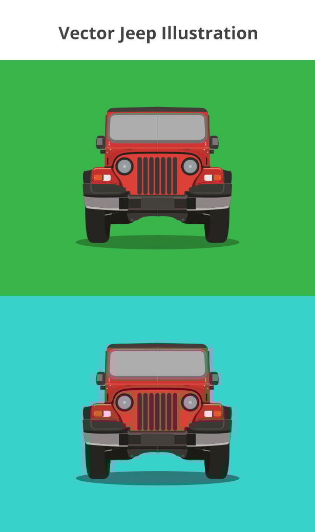 Vector Jeep