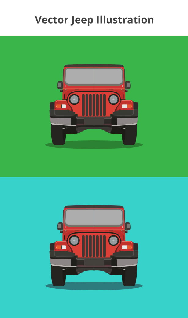 Vector Jeep