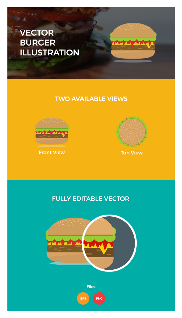 Vector Burger Illustration