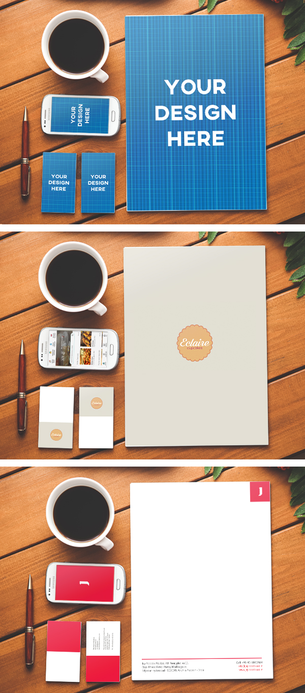 Desktop Stationary Mockup