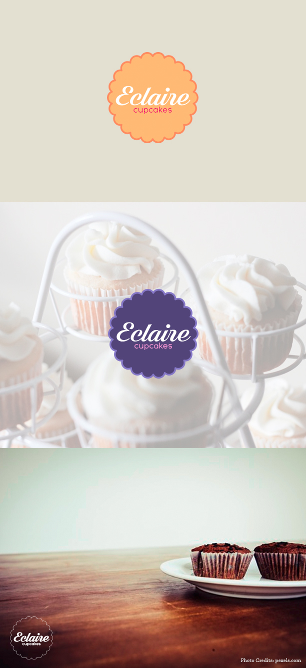 Vector Cupcake Shop Logo