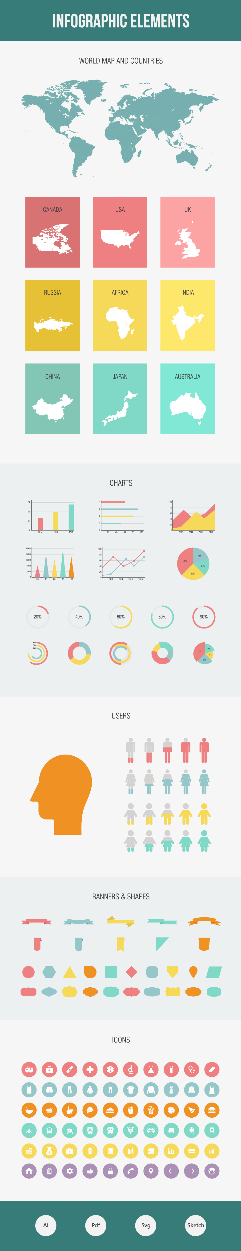 Freemium Infographic Elements