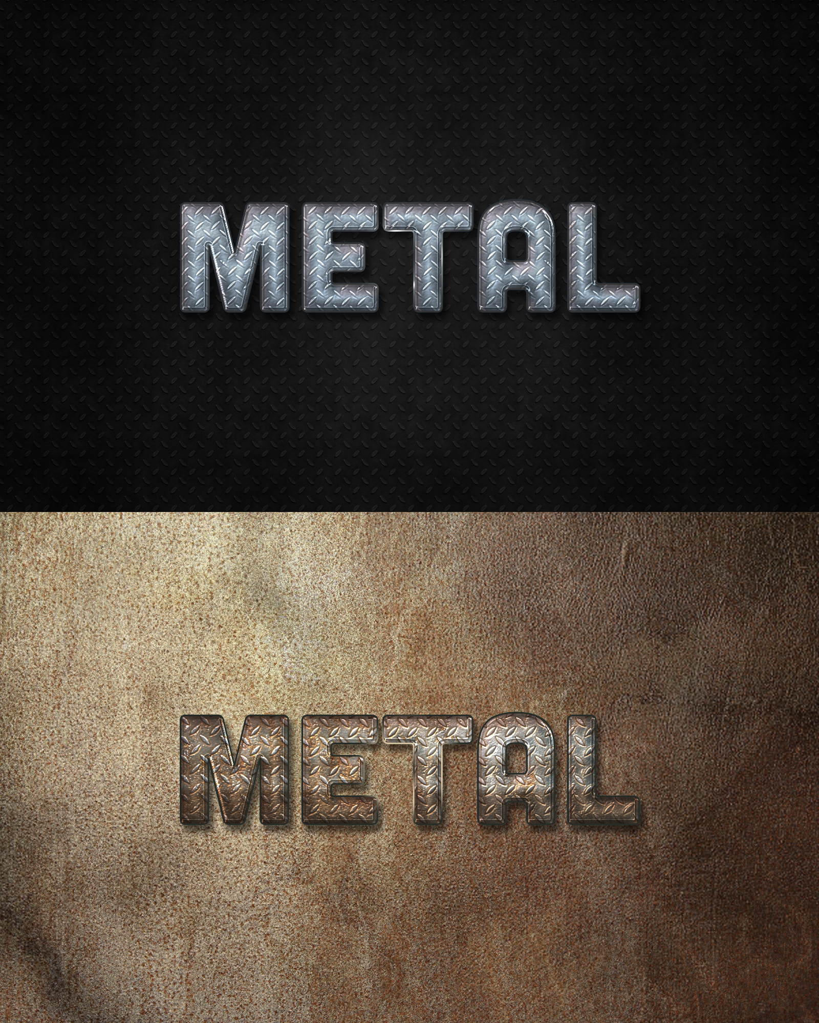 Metal Psd Text Effect