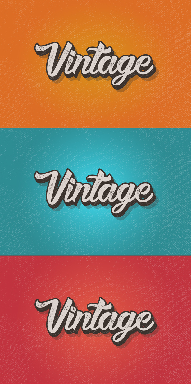 Vintage Text Effect