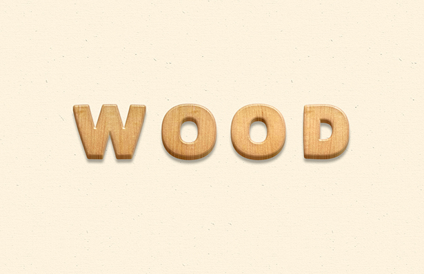 Wood Psd Text Effect