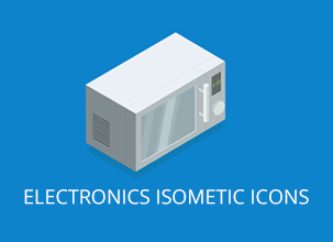 Isometric Electronic Icons
