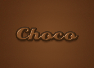 Chocolate Text Effect