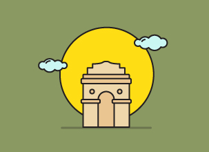 Indian Cities Vector Icons