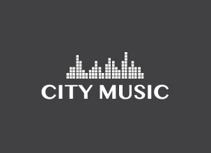 Free Vector City Music Logo