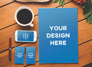 Desktop Stationary Mockup