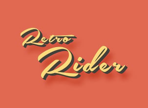 Retro Rider Text Effect