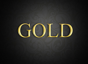 Gold Text Effect